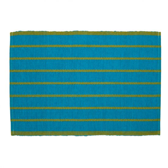 Striped Placemat - Jade/Olive Green (Set of 2)